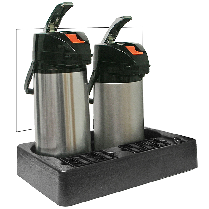 (image for) HHD PAPR2 Plastic Airpot Stand Holds two airpots - Click Image to Close