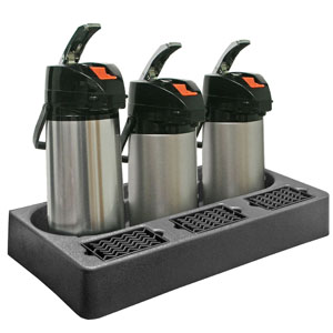 (image for) HHD PAPR3 Plastic Airpot Stand Holds three airpots - Click Image to Close