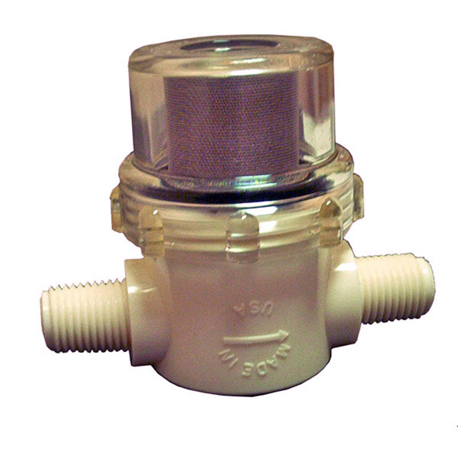 (image for) HHD S Strainer Inlet/Outlet 1/4 MPT - Click Image to Close