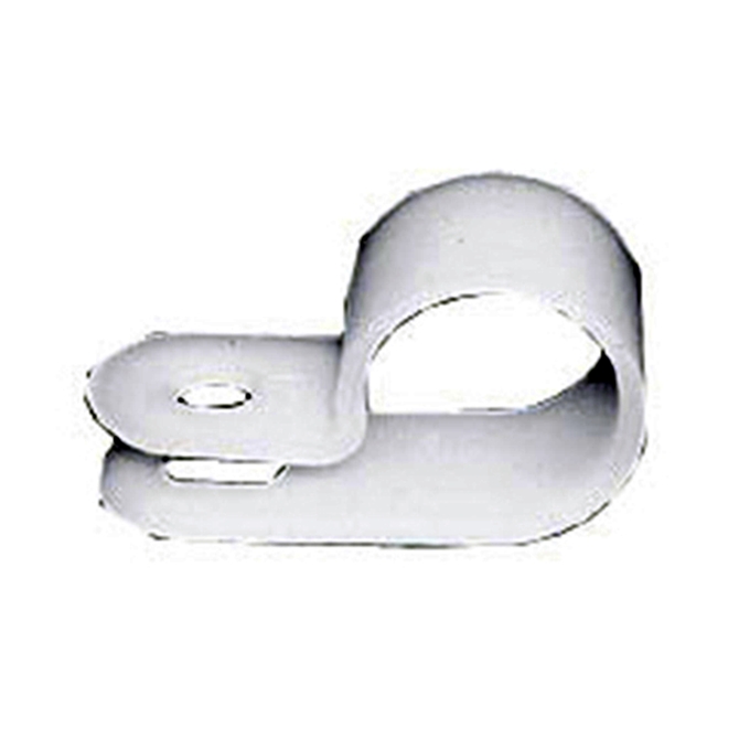 (image for) HHD TC8 Nylon Hose Clamp 1/2 White 100 Pieces - Click Image to Close