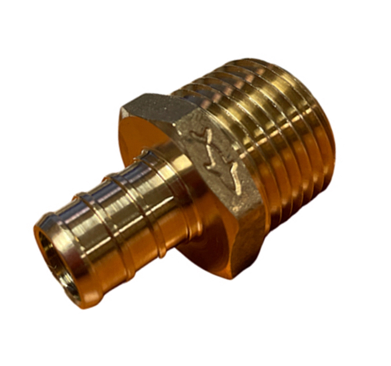 (image for) HHD UC120LF Shark Bite Connector 1/2 Tube x 1/2 MPT