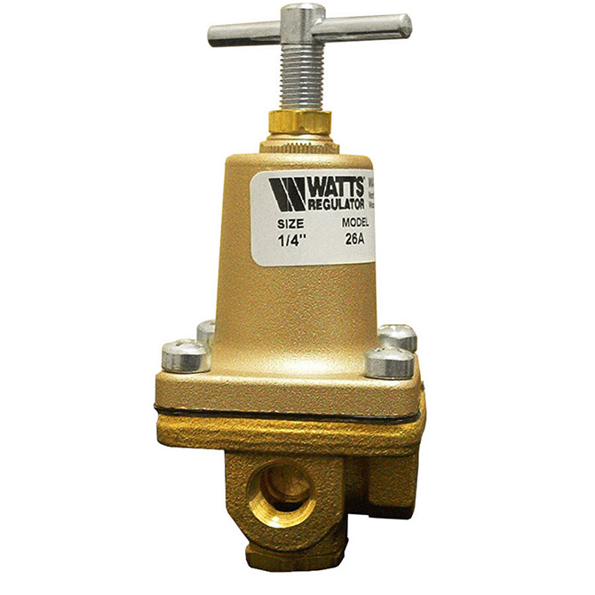 (image for) HHD WR26 Water Regulator Watts 26A 1/4 Ports - Click Image to Close