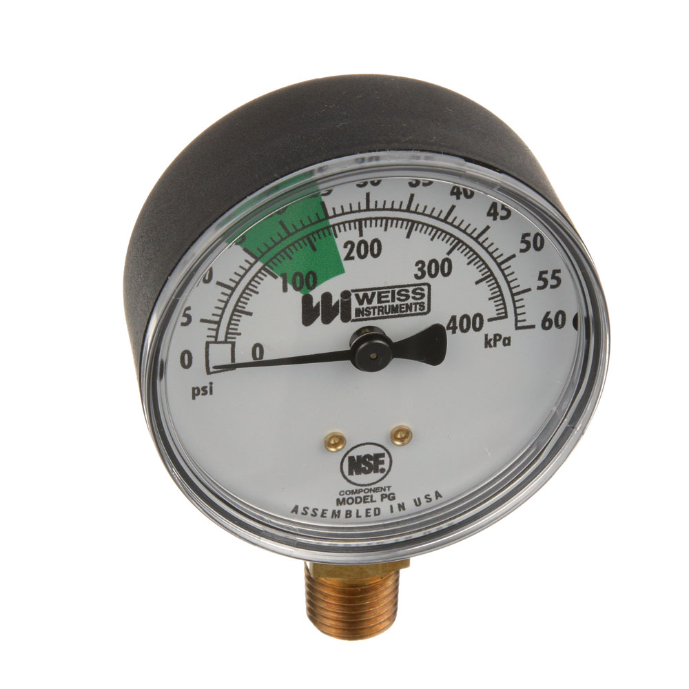 (image for) Hobart 00-349665-00001 GAUGE,WATER PRESSURE , 0-60 PSI - Click Image to Close