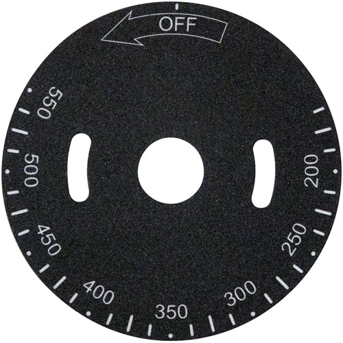 (image for) Hobart 00-498037-0000A PLATE,TEMP DIAL , 200-550F