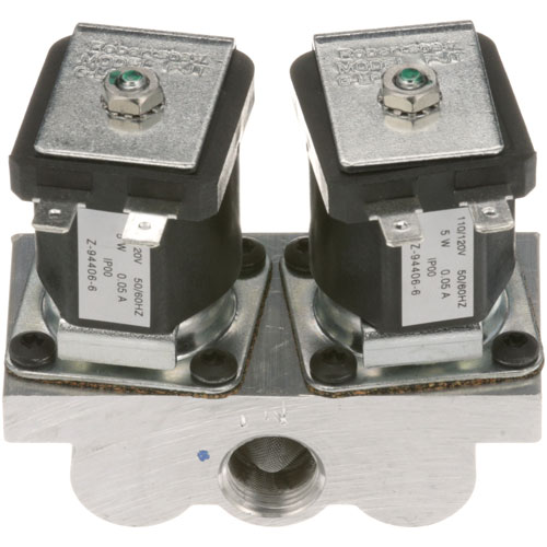 (image for) Hobart 00-713656 DUAL SOLENOID VALVE 3/8" 120V - Click Image to Close