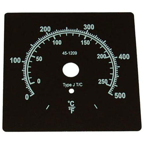 (image for) Hobart 00-770516 DIAL PLATE 3 D, 0-500 - Click Image to Close