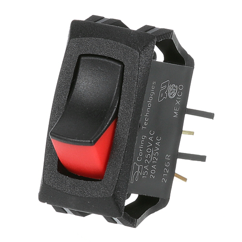 (image for) Hobart 00-821770 ROCKER SWITCH 9/16 X 1-1/8 SPST - Click Image to Close