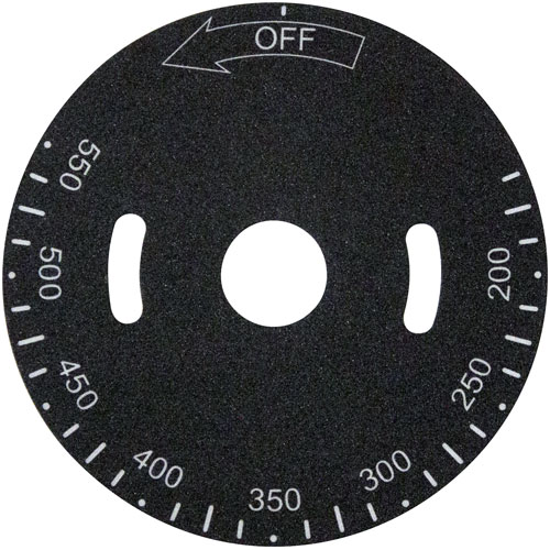 (image for) Hobart 498037-A PLATE,TEMP DIAL , 200-550F