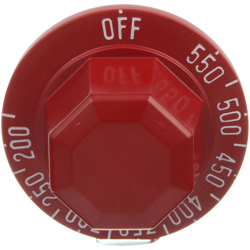 (image for) Hobart 498086-7 DIAL,THERMOSTAT , RED,200-550F - Click Image to Close