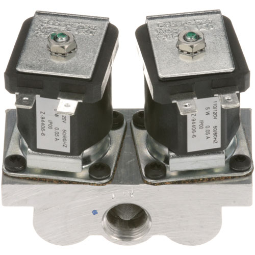 (image for) Hobart 713656 DUAL SOLENOID VALVE 3/8" 120V