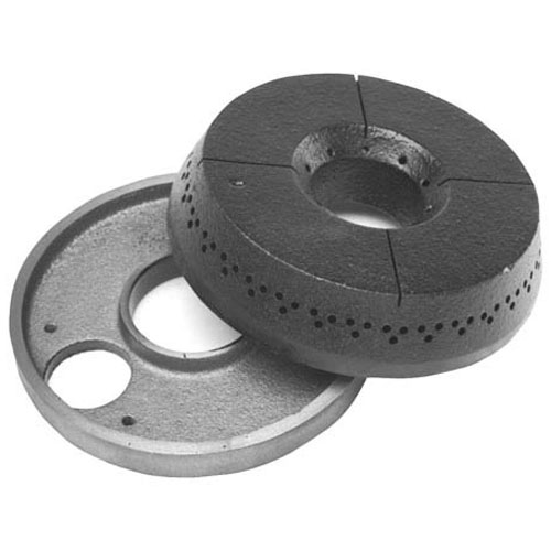 (image for) Hobart 715200-00001 BURNER BASE & CAP 5-5/8" CI - Click Image to Close