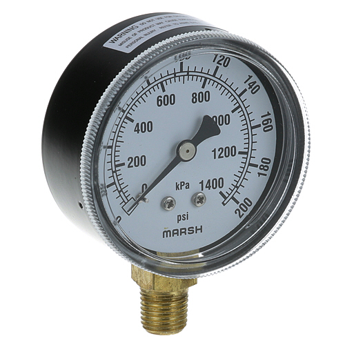 (image for) Hobart 98247 PRESSURE GAUGE 2-1/2, 0-200 PSI - Click Image to Close