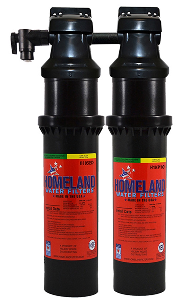 (image for) Homeland HFK21 Dual Head Filter System with Bracket - Click Image to Close