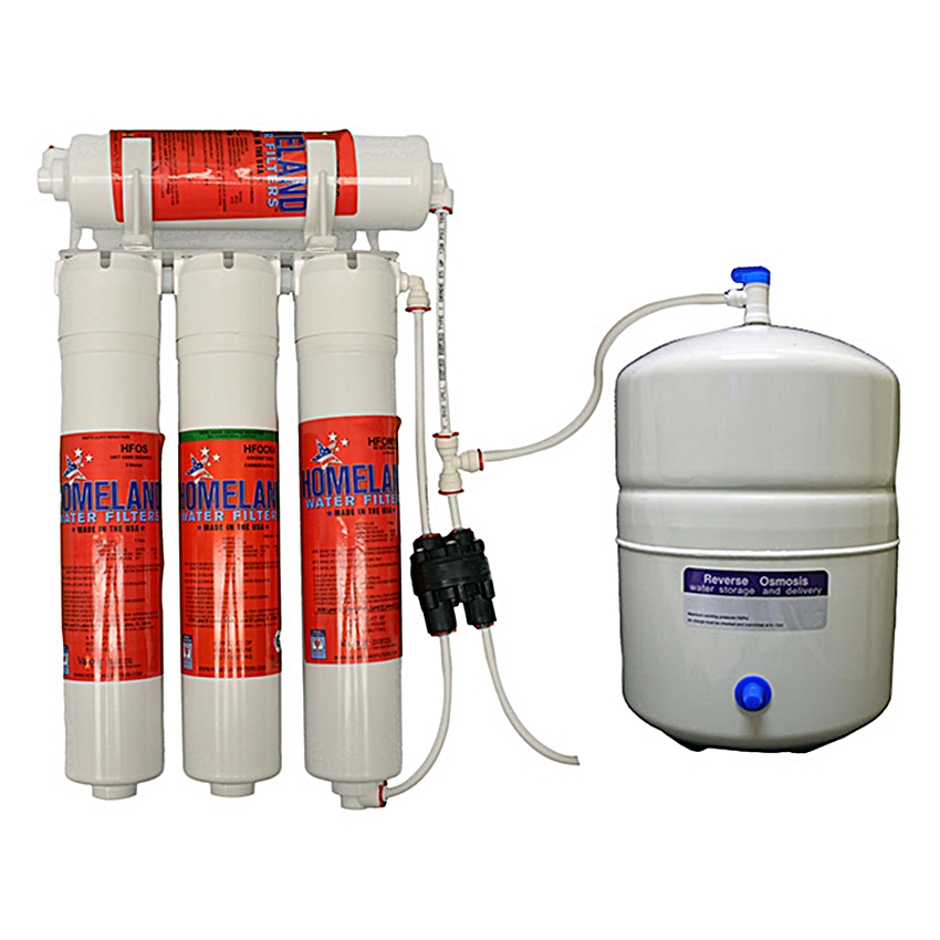 (image for) Homeland HFRO14 4 Stage Reverse Osmosis Water Filtration System w/14 Gallon Tank - Click Image to Close