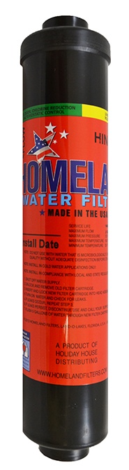 (image for) Homeland HIN10Q4 Inline Water Filter 1/4" QC Fittings - Click Image to Close