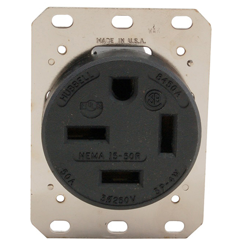 (image for) Hubbell 8450A RECEPTACLE (250V,50A) 