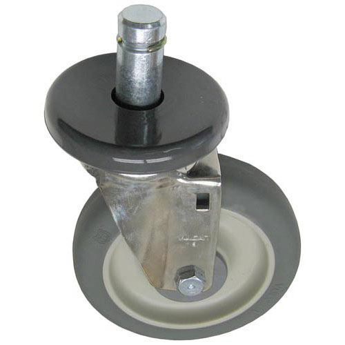 (image for) Intermetro 5MP CASTER,STEM 5"SWIVEL,POL Y BK ONLY