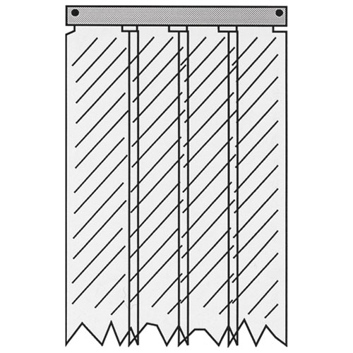 (image for) Kason 402SA8084484 Kason - 401SA8084490 STRIP CURTAIN-EASIMNT