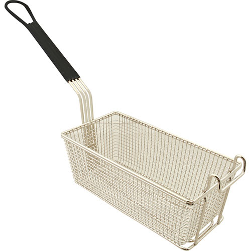 (image for) Keating 61583 BASKET,FRY 11" X 5-3/8", FH BLACK VINYL HANDLE - Click Image to Close