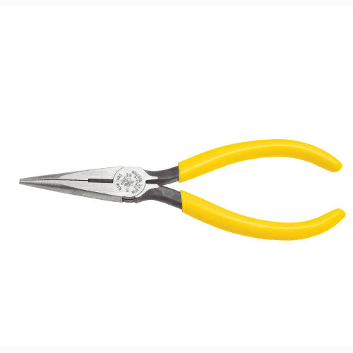 (image for) Klein Tools D203-6 SIDE-CUTTERS, LONG NOSE 6-INCH