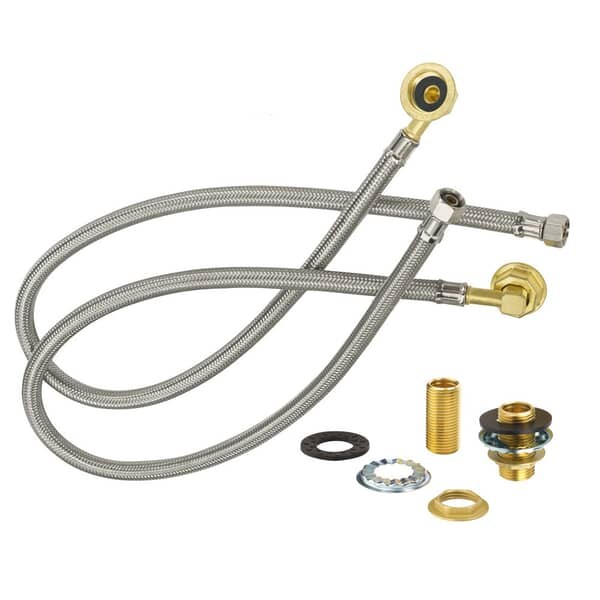 (image for) Krowne 21-445L E-Z INSTALL WATER LINE KIT, WALL MOUNT,