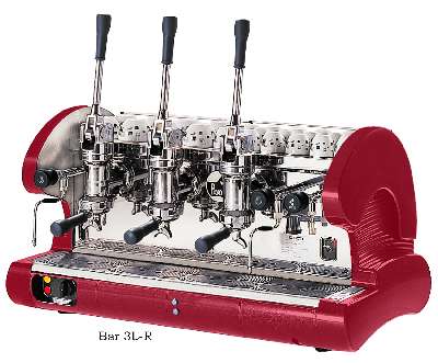 (image for) La Pavoni BAR 3L-R 3 Group Lever Commercial Espresso Machine - Click Image to Close