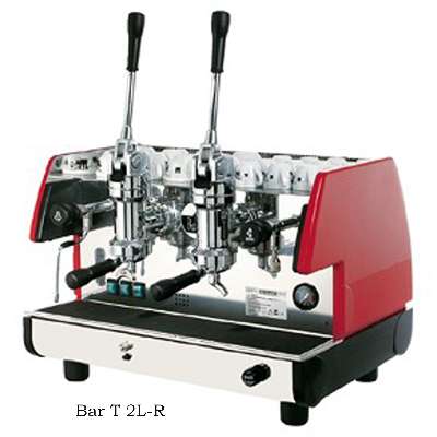 (image for) La Pavoni BAR T 2L-R 2 Group Lever Commercial Espresso Machine - Click Image to Close