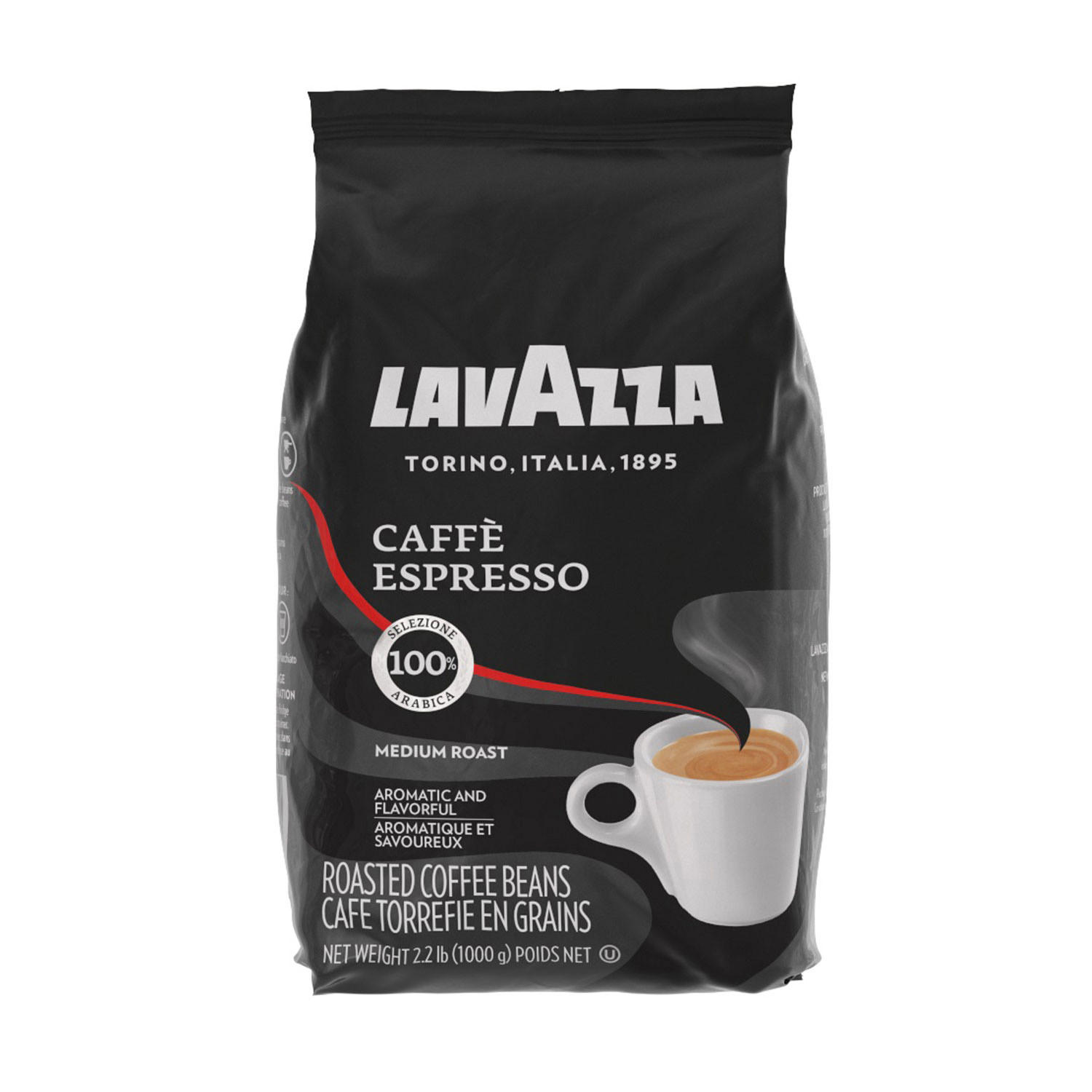 (image for) Lavazza Cafe Espresso Whole Bean Coffee Medium Roast (35.2 oz.) - Click Image to Close