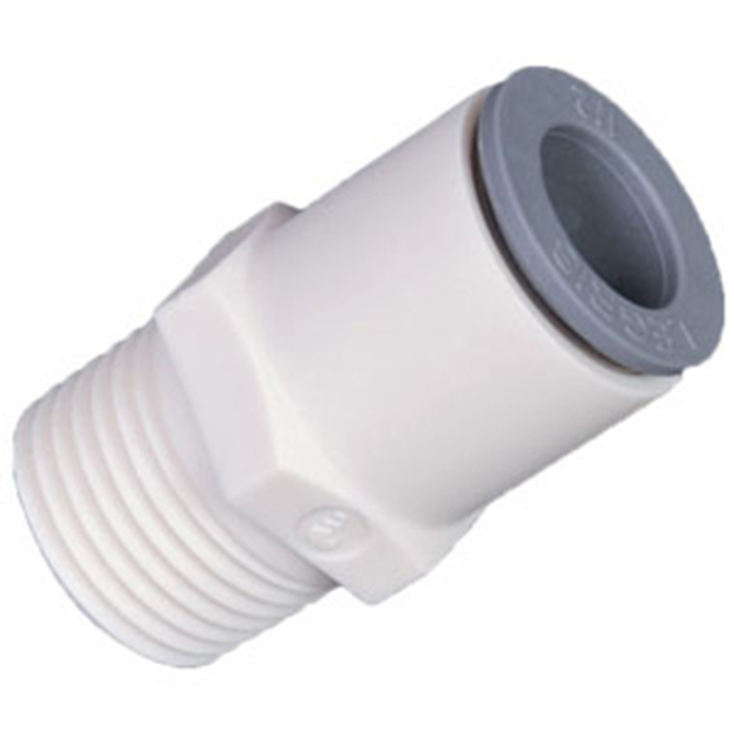 (image for) LIQUIfit LMC64 Male Connector 3/8 Tube x 1/4 MPT (10)