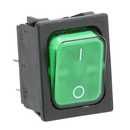 (image for) Lincoln 27511SP ROCKER SWITCH - GREEN LIGHT - Click Image to Close