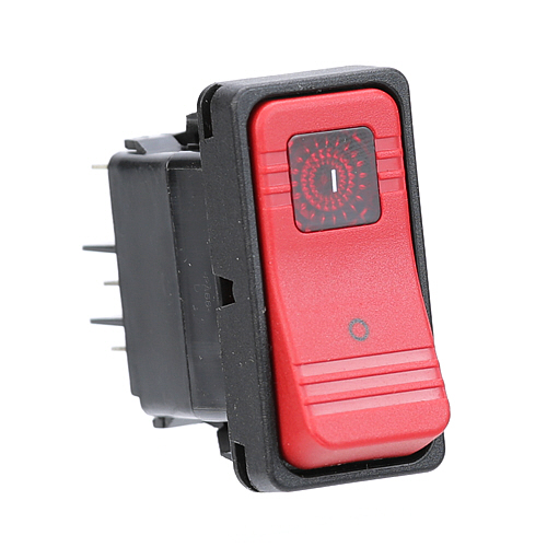 (image for) Magikitch'N 60172301 SWITCH, ROCKER, 24VDC , DPDT, LED RED - Click Image to Close