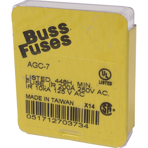 (image for) Manitowoc 2511003 FUSE 7 AMP 5 PACK