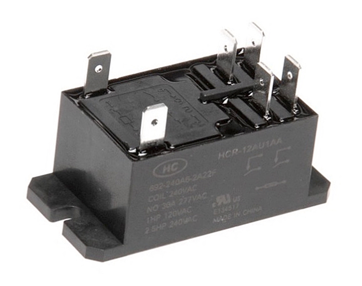 (image for) Master-Bilt 03-14999 CONTROL RELAY, NORMAL O PEN, #H - Click Image to Close