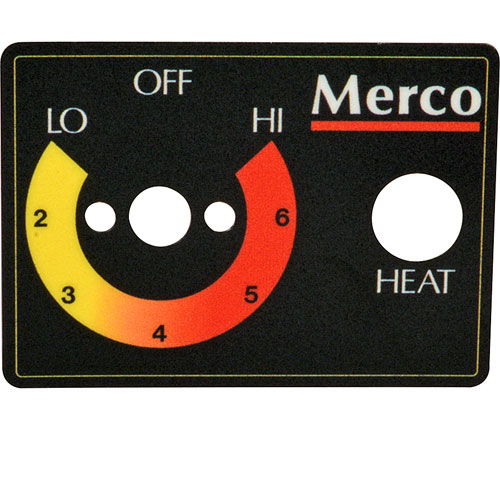 (image for) Merco 001300SP LABEL POWER J-BOX MYLAR - Click Image to Close