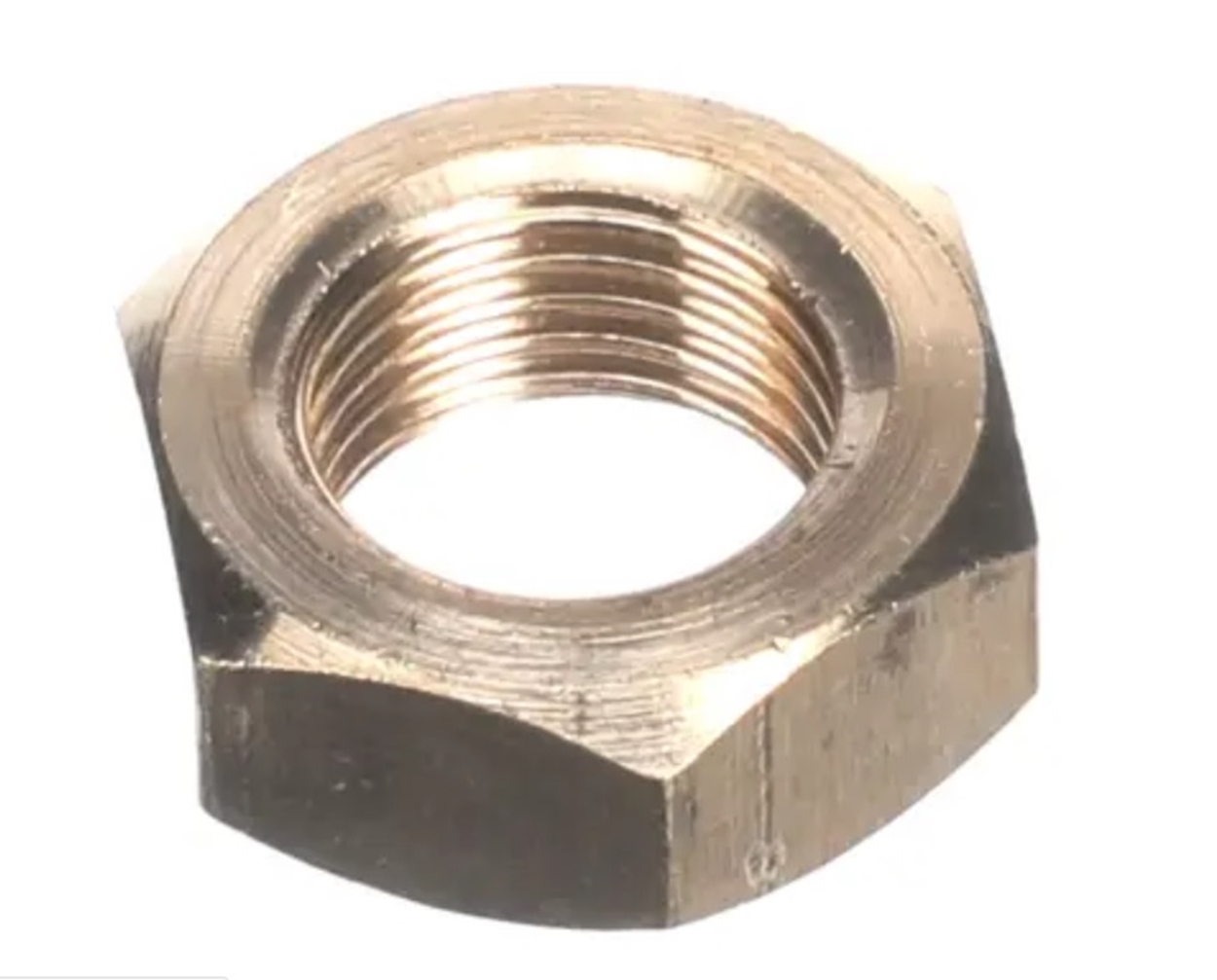 (image for) Newco 100190 Jam Nut 1/2-20 Brass