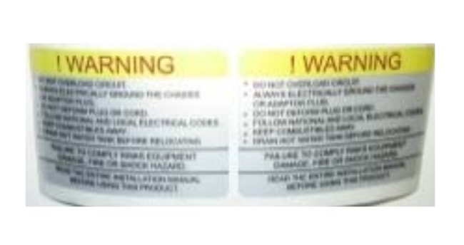 (image for) Newco 100817 Label Warning Precautions