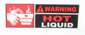 (image for) Newco 105038 Label Horizontal Hot Liquid Brew Basket