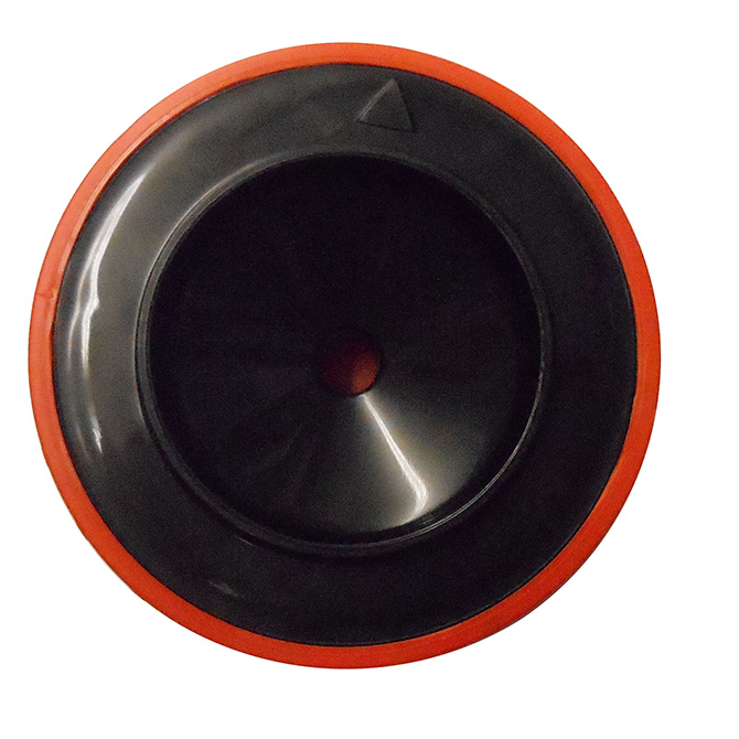 (image for) Newco 110577 Lid Brew-Thru Decaf (Orange) - Click Image to Close