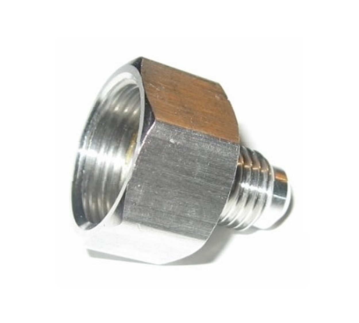 (image for) Newco 120403 Cap Flow Control Strainer 1/4 Flare SS - Click Image to Close