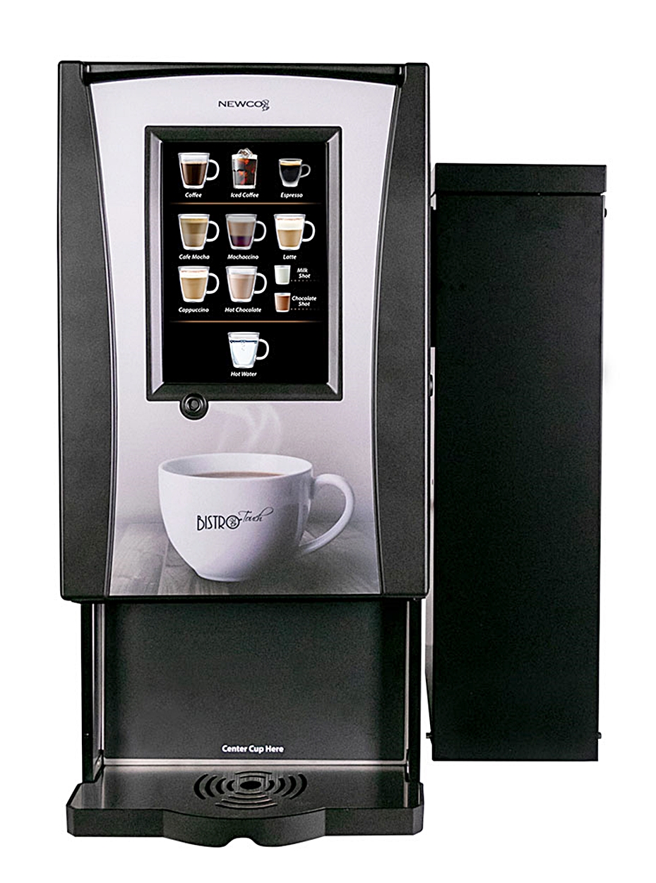(image for) Newco 128302 Large Bistro Touch Liquid Coffee Specialty Drink Machine w/Sidecar
