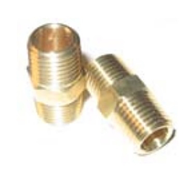 (image for) Newco 3311 Hex Nipple 1/4" NPT x 1/4" NPT - Click Image to Close