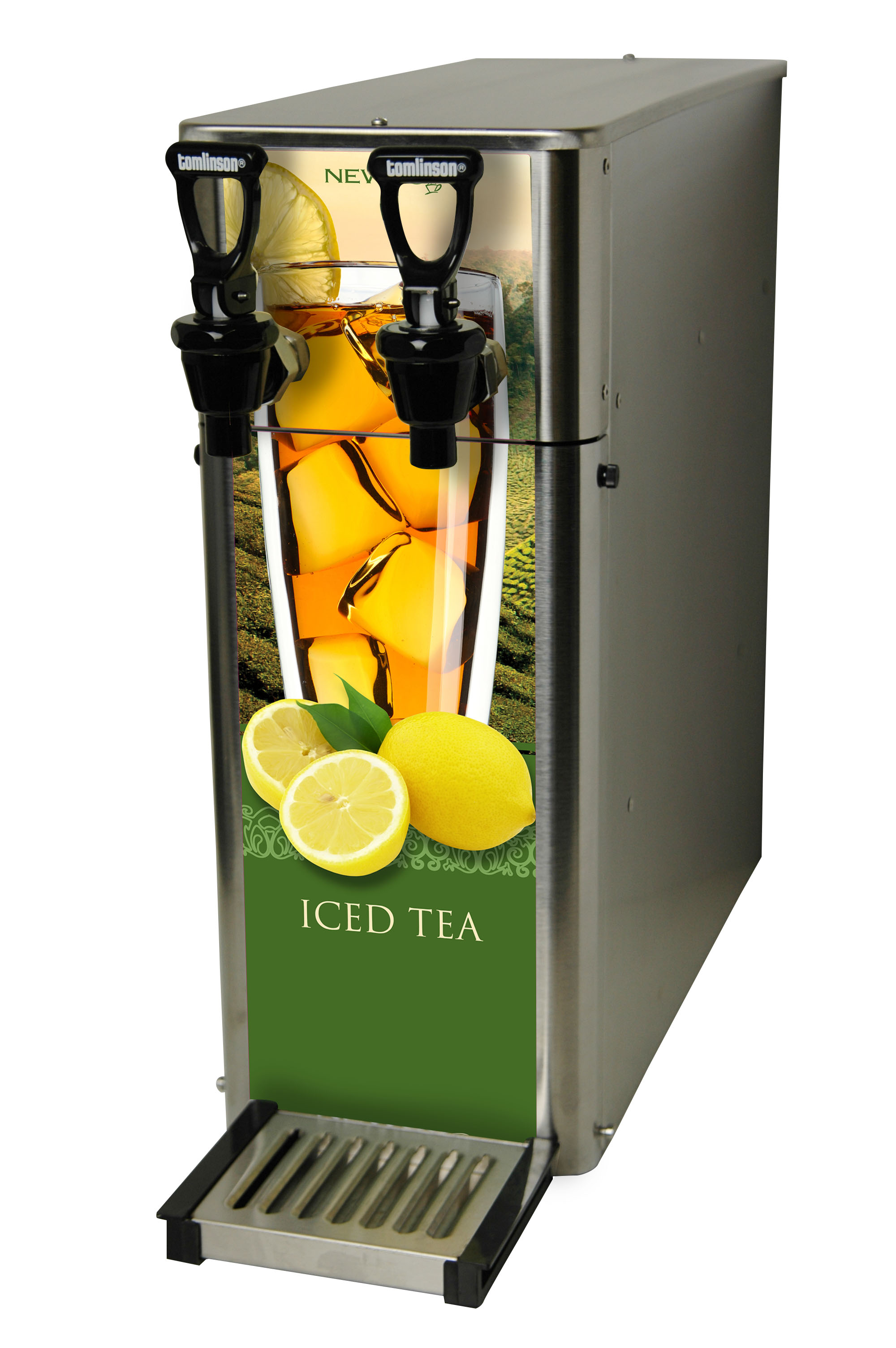 (image for) Newco 706632 FPM-2 Tea Front Load 2 Post Mix Dispenser w/Shelf - Click Image to Close