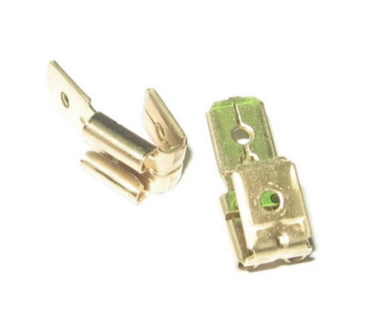 (image for) Newco 726308 Double Adaptor Tab .250 Brass - Click Image to Close