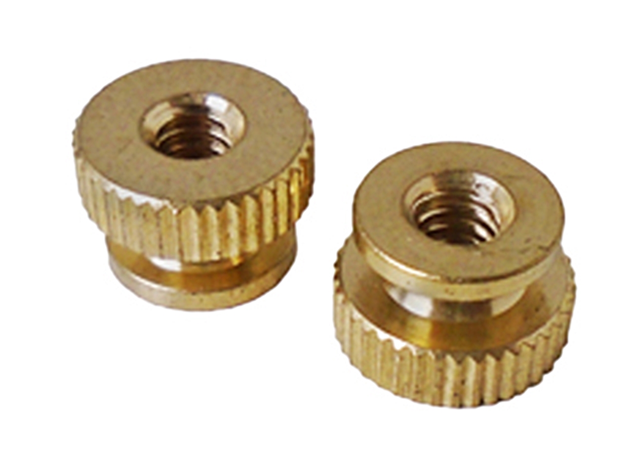 (image for) Newco 780660 Nut Knurled 6-32 Brass - Click Image to Close