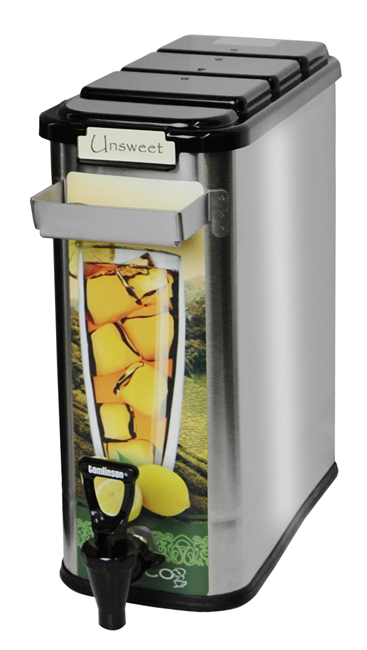 (image for) Newco 805010 3.5 Gallon Short Skinny Tea Dispenser - Click Image to Close