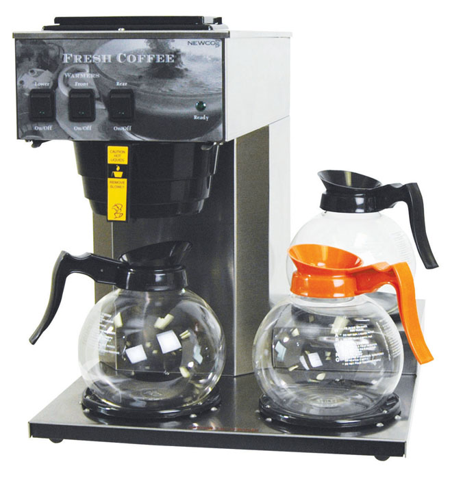 (image for) Newco AK-3 Three Warmer Pourover Decanter Brewer - Click Image to Close