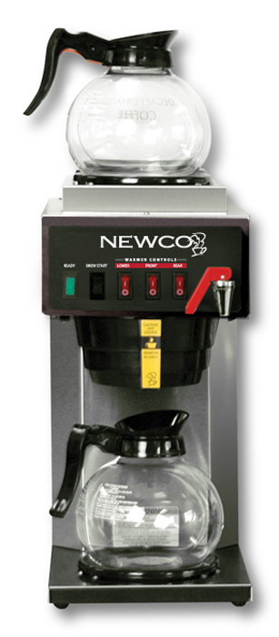 (image for) Newco FC-3S 1LWR 2UPR Warmer Automatic Brewer w/Faucet - Click Image to Close