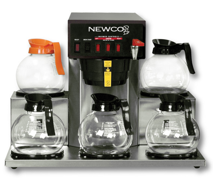 (image for) Newco FC-5 5 Warmer Low Profile Coffee Brewer - Click Image to Close