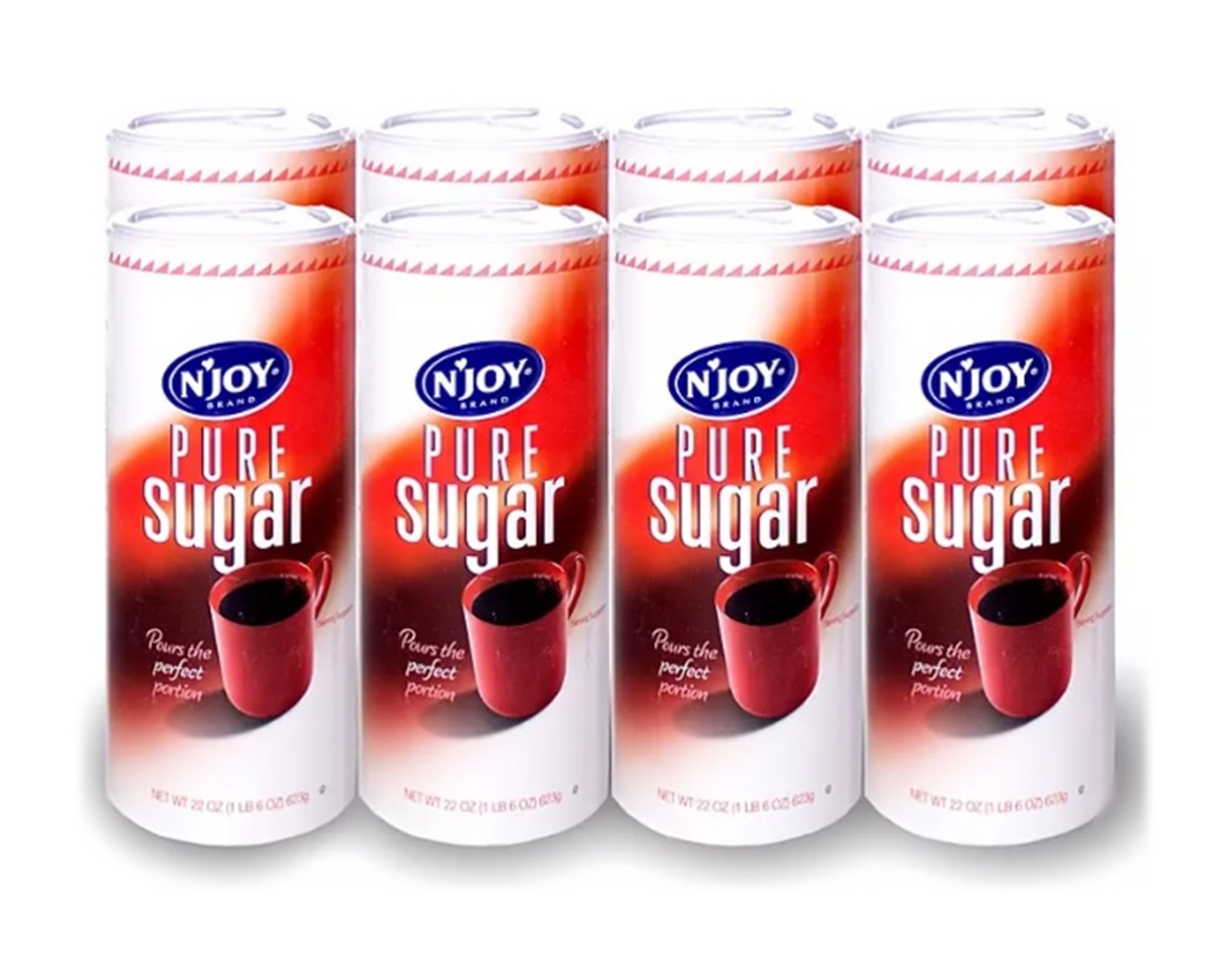 (image for) N'Joy Pure Sugar (22 oz., 8 pk.) - Click Image to Close