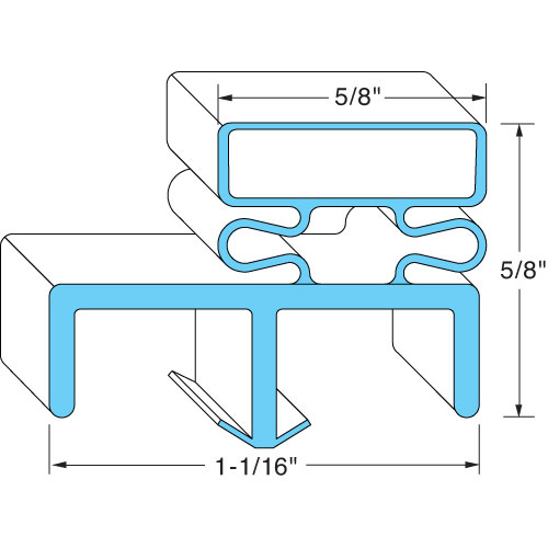 (image for) Nor-Lake 37453 GASKET, DOOR - Click Image to Close